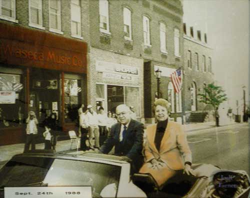 Joe and Ruth Kozan as the Grand Marshals of the 2nd Waseca Classic Celebration