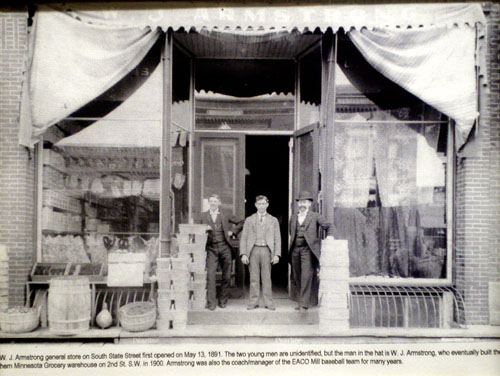 Waseca Music when it was a General Store